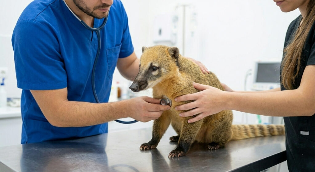 Coati as a pet