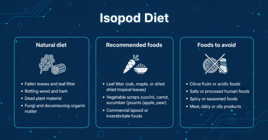 what to feed an isopod as a pet