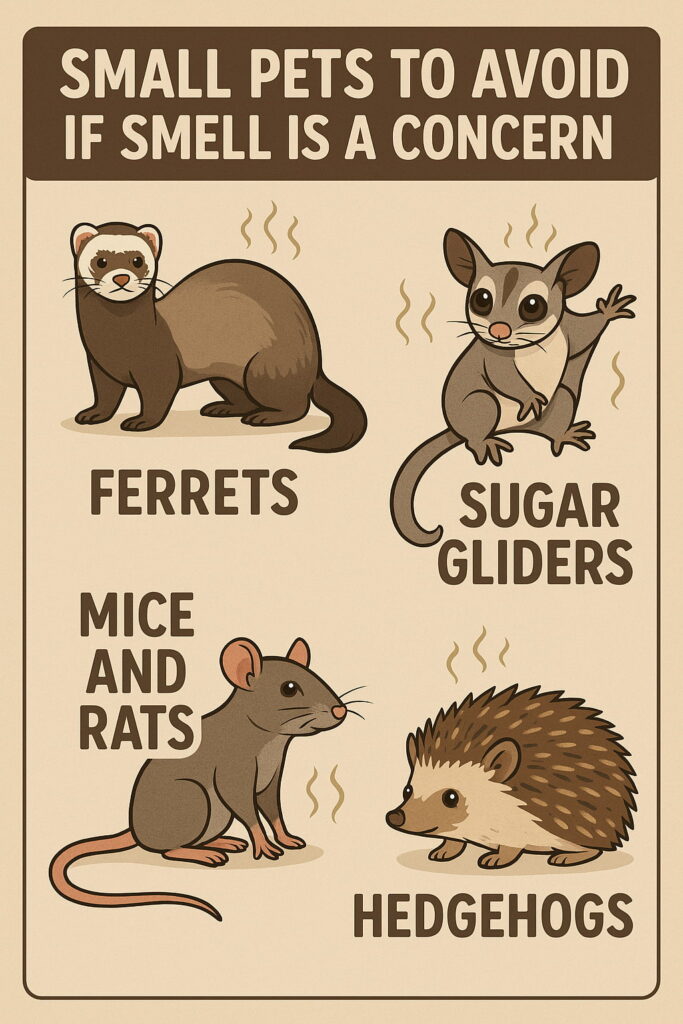 Small pets that don't smell badly