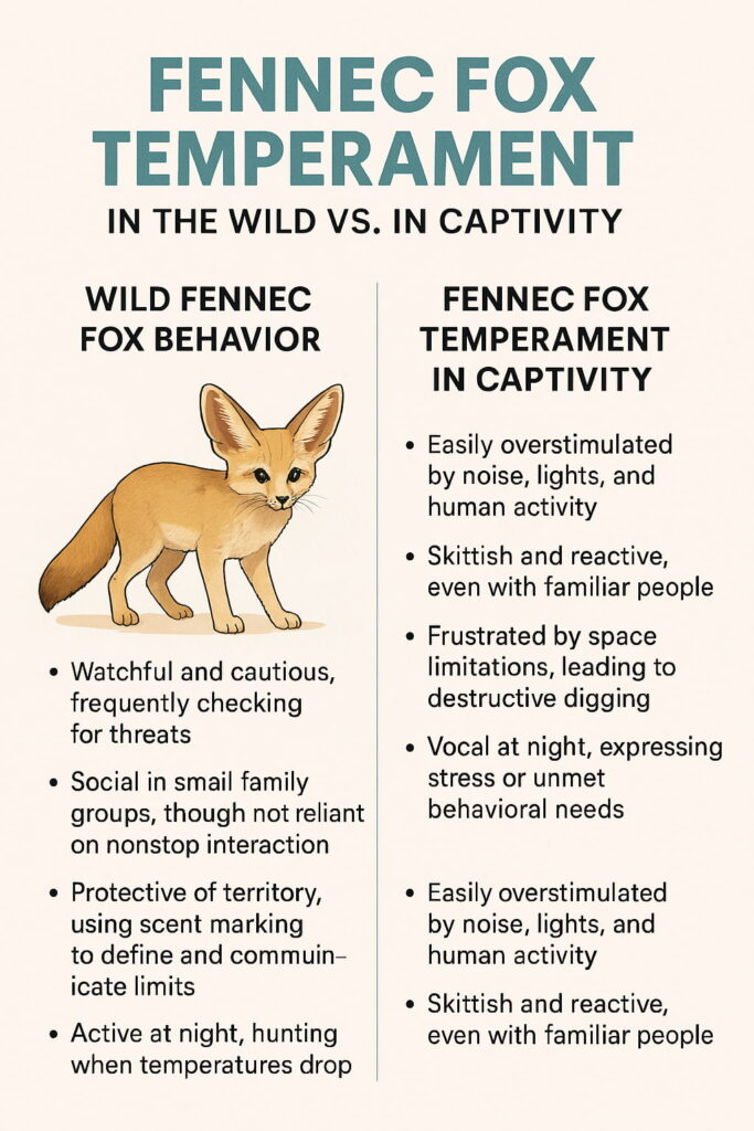 Fennec fox as a pet temperament