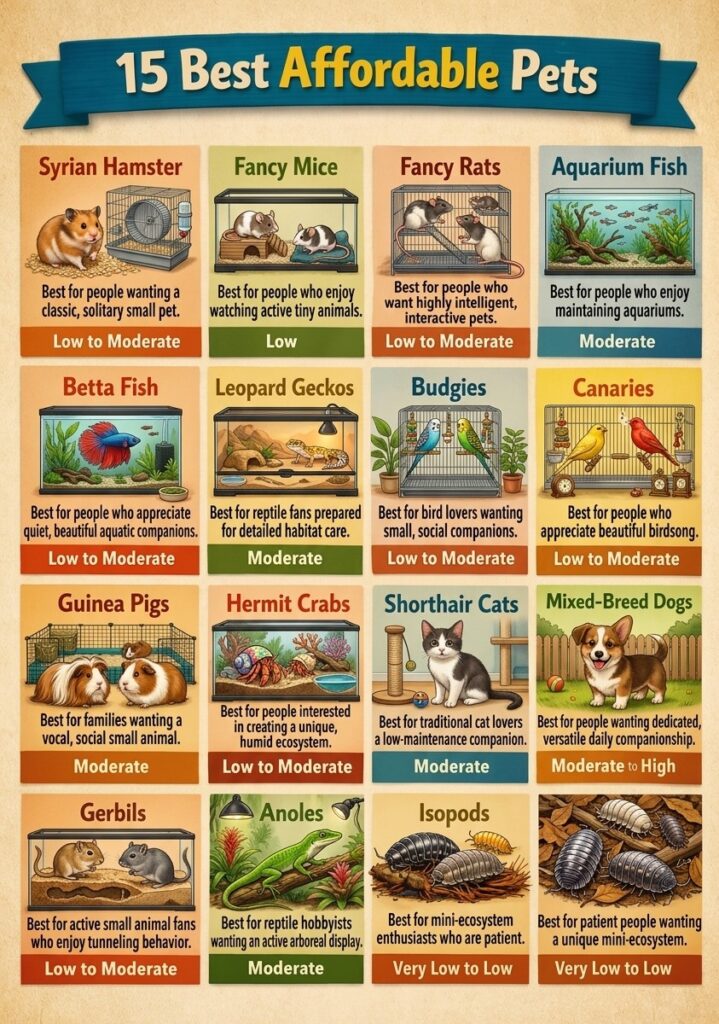 15 best affordable pets