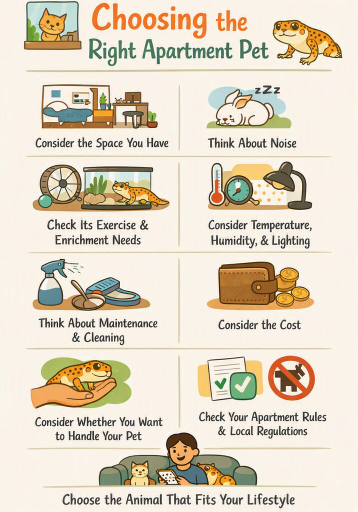 How to choose from the best pets for small apartments