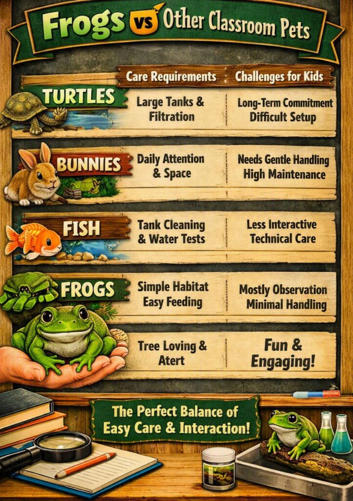 Pets vs Best Frog Breeds for Elementary Students