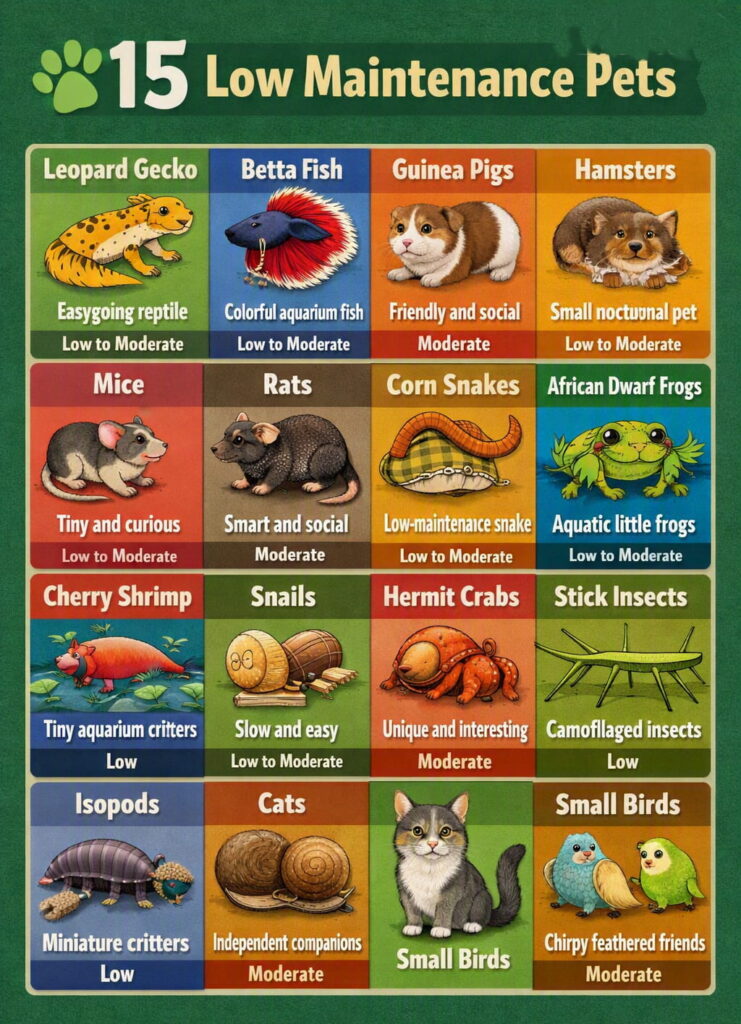 Low Maintenance Pets
