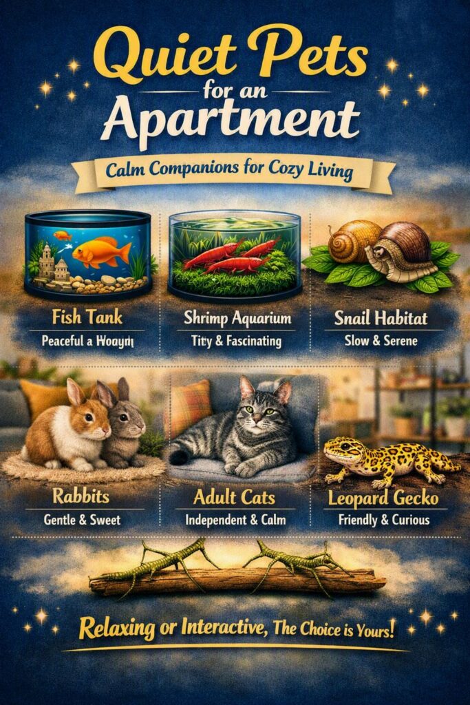 Quiet pets for apartments