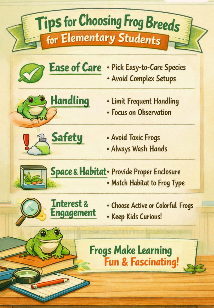 Tips for choosing the best Frog Breeds for Elementary Students