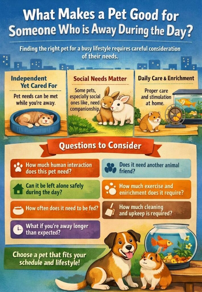 How to choose from pets that can be left alone?